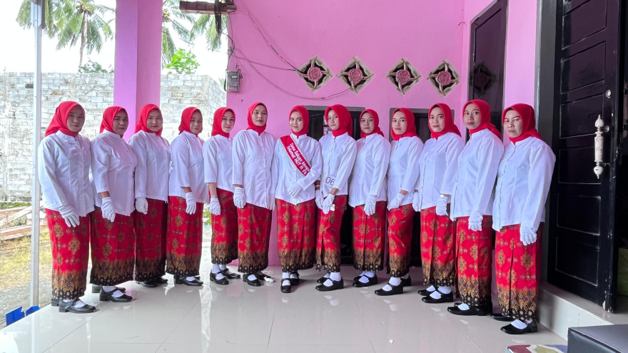 Ikut serta dalam memeriahkan lomba 17 Agustus 2025